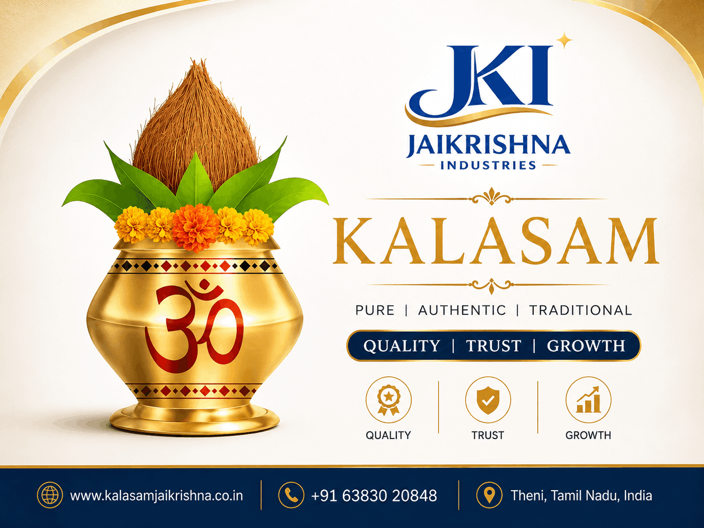 Kalasam brand by Jaikrishna Industries — Pure, Authentic, Traditional camphor products